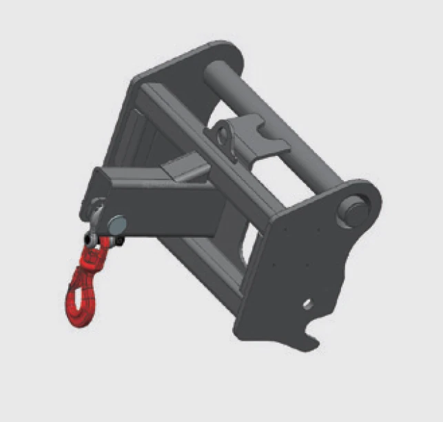 Hak montowany na ramie - osprzęt do ładowarek teleskopowych Zoomlion