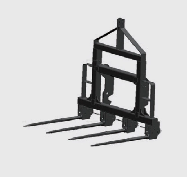 Widły z chwytakiem - osprzęt do ładowarek teleskopowych Zoomlion